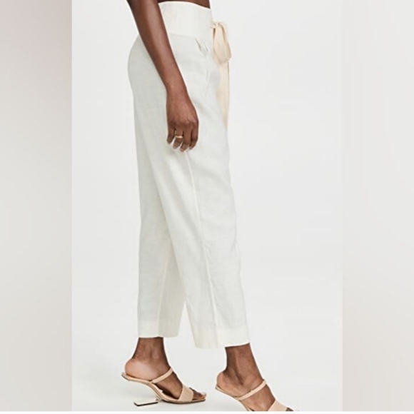 ❌️SOLD❌️CULT GAIA Judith High Rise Loose Fit Pants with Tie-Up SIZE S - Picture 8 of 9